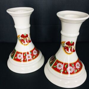 2 Kobe Charlton Hall Classic Candle Sticks Holder